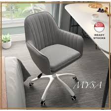 Cozy office chair in unique decor with 377 subscribed. Mysa Nordic Home Office Chair Comfortable Velvet Material Cozy Semi Enclosed Suitable For Study And Work Shopee Singapore