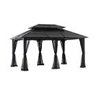 Farrington 12 ft. x 16 ft. Hard Top Gazebo A102005921 Hampton Bay