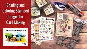 These 13 card making tips and tricks are just the beginning. Shading And Coloring Stamped Images For Cardmaking Technique Tasters 172 Creative Scrapbooking Ideas Tips