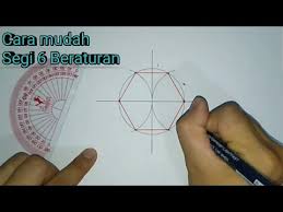 Cara Membuat Segi 6 Beraturan Gambar Teknik Otomotif Youtube