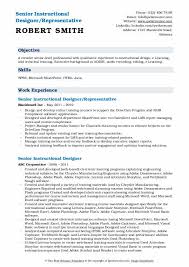 Along with your skills you also need to mention the reference as well the position you are applying for. Senior Instructional Designer Resume Samples Qwikresume