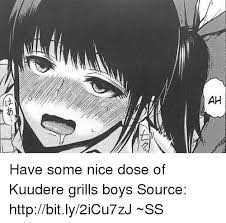 Ä¸4g Hy Have Some Nice Dose Of Kuudere Grills Boys Source Httpbitly2icu7zj Ss Meme On Me Me Kuudere is a stock love interest who is calm and collected on the outside, and never panics. ä¸4g hy have some nice dose of kuudere