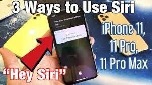 Maybe you would like to learn more about one of these? How To Use Siri On Iphone 11 11 Pro And 11 Pro Max 3 Ways Youtube