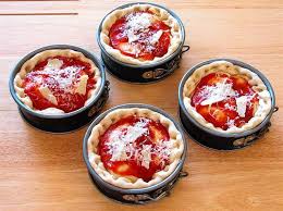 Mini Stuffed Pizzas Made In Spring Form Pans Food Springform Pan Recipes Recipes