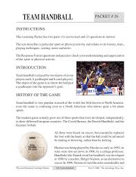 The rules of handball varies a bit, depending on whether you are playing on elite level or the lower levels. Team Handball Auburn High School