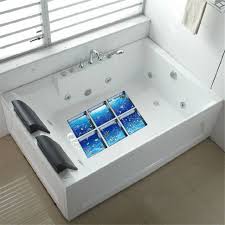New Funny 6pcs 3d Bathtub Stickers Water Shadow Pattern 3d Anti Slip Waterproof Bathtub Sticker Tub Bathroom Decal Pvc Mural Review Bathroom Decals Bathtub Tub