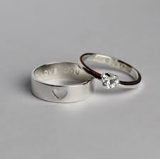 Promise Rings For Couples His And Her Promise Rings Couples Etsy In 2021 Promise Rings For Couples Promise Ring Set Cute Promise Rings