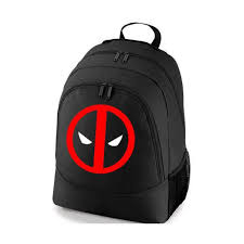 Deadpool Logo Marvel Comics School College Sports Bag Backpack Free Liked On Polyvore Featuring Bags Backpacks Deadpool Logo Backpack Free Backpack Bags