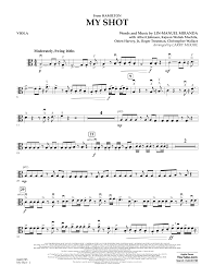 Lin Manuel Miranda My Shot From Hamilton Arr Larry Moore Viola Sheet Music Download Pdf Score 361531