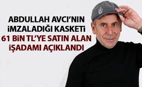 Yalnız kasketi hem ahmet suat özyazıcı hem rahmetli özkan sümer hem de en büyük efsane şamil ekinci de taktı. Abdullah Avci Imzali Kasketi Kimin Aldigi Ortaya Cikti