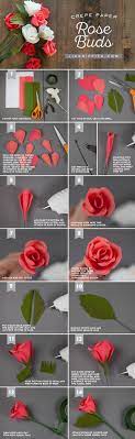 Handmade Crepe Paper Rose Buds Tutorial Paper Roses Paper Flowers Diy Crepe Paper Roses