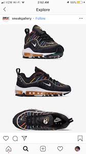 Black Multicolor Air Max 98 Hoka Running Shoes Air Max Sport Shoes