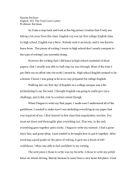 Maybe you would like to learn more about one of these? English 103 Final Portfolio Cover Letter