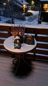 The first snow..... Hønefoss, Norway.