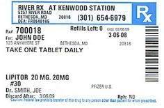 Fill vacant tablet bottles with sweet and glue upon the label! Printable Prescription Labels Prescription Label Template Fill Online Printable Fillable Blank Pdffiller