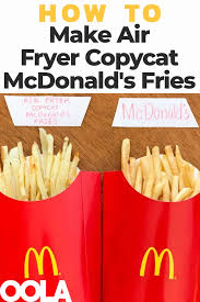 Air Fryer Copycat Mcdonald S Fries Recipe Mcdonalds Fries Air Fryer Air Fryer Recipes