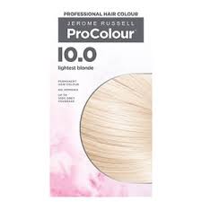 The resultant visible hue depends on various factors, but always has some yellowish color. Jerome Russell Procolour Perm Hair Dye 10 0 Lightest Blonde Superdrug