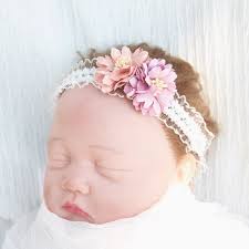 All products from full lace synthetic wigs with baby hair category are shipped worldwide with no additional fees. White Lace Baby Hair Bands Light Pink Flowers Baby Hair Etsy