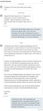 Safe To Say I Rejected His Job Offer Creepypms