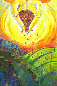 Sower Of The Seeds Holy Spirit Art Seed Art Parable Of The Talents