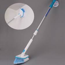While it is easy to clean, it can be scratched using the wrong tools combine 2 parts vinegar and 1 part water in a spray bottle and spray the entire bathtub. Buy Retractable Long Handle Bathroom Kitchen Cleaning Brush Wipe Tile Bazaargadgets Com