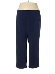 details about susan graver women blue casual pants 3x plus