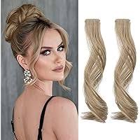 Amazon.com : Tinashe Ponytail Extension Human Hair 100% Remy Human Hair  Wrap Around Hair Extension Long Straight Clip in Ponytail Hair Piece with  Magic Paste For Women Highlight #16/613 (#16/613, 14inch) :