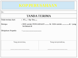 Maybe you would like to learn more about one of these? Surat Tanda Terima Barang