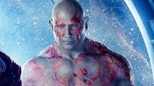 The deadly and enigmatic gamora; Dave Bautista Talks Drax Makeup In Guardians Of The Galaxy Vol 2