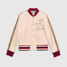 Gucci Introduces Full Donald Duck Capsule Collection Leather Bomber Jacket Leather Sleeve Jacket Mens Leather Bomber Jacket