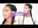Natural Hair French Braid Styles