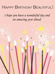 Have A Wonderful Day Happy Birthday Beautiful Card Birthday Greeting Cards By Davia Happy Birthday Wishes Cards Birthday Wishes Messages Happy Birthday Beautiful