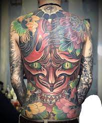 Tattoo mặt quỷ dữ kín lưng. Hinh XÄƒm Máº·t Quá»· Ná»­a LÆ°ng Ä'áº¹p Nháº¥t Tattoo Full LÆ°ng