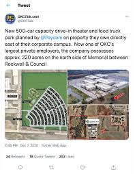 A place to post anything and everything happening around our great city. New Drive In Theater Food Truck Park Planned In Oklahoma City Homes By Taber