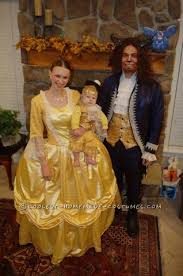 Great halloween ideas for men and women, boys and girls, and even families and couples. Beauty And The Beast With Baby Lumiere Family Costume