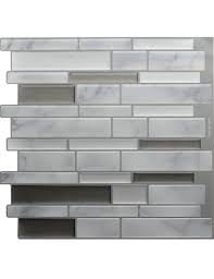 Simply stick mosaic gives you. Peel And Stick Carrara Marble Tile Clever Mosaics
