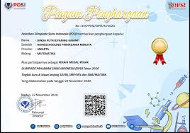 Home / piala menpora 2021. Dinda Putri Berhasil Meraih Medali Perak Di Pelatihan Olimpiade Sains Indonesia Posi Homeschooling Primagama Id