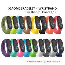 46% off bakeey 23mm watch band strap for fitbit versa 2 with head grain fit seamless sports smart watch 3 reviews cod. Mi Band 4 Strap For Xiaomi Mi Band 4 3 Bracelet Silicone Wristband Bracelet Miband 4 Strap Smart Wrist Strap For Mi Band4 Wish