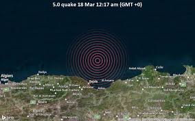 Un tremblement de terre de magnitude 5,6 sur l'échelle de richter a provoqué un début de panique à alger, ce vendredi 1er aout 2014. Flkzwqaegjycum