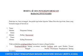 Kekayaan) yang dimiliki oleh perusahaan namun tidak tampak secara fisik. Contoh Surat Berita Acara Penghapusan Aktiva Tetap Download Kumpulan Gambar
