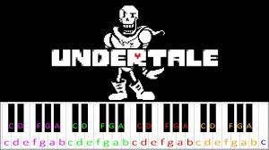 I do not own minecraft or claim to have written any of the pieces found in the game. Bonetrousle Undertale Piano Letter Notes