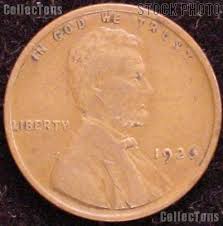 Among the most valuable pennies this is a coin that would seem to have nothing particularly interesting. 1926 Wheat Penny Lincoln Wheat Cent Circulated G 4 Or Better 0 79
