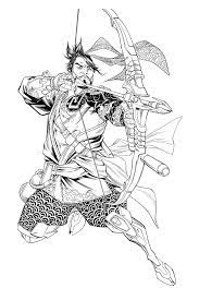 Overwatch hanzo headshot eyes closed … Illustration De Mike S Miller Overwatch Hanzo Overwatch Drawings Overwatch Fan Art