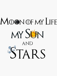 Moon Of My Life Sun And Stars Sticker By Hazlo In 2020 My Moon And Stars Sun And Stars Star Quotes