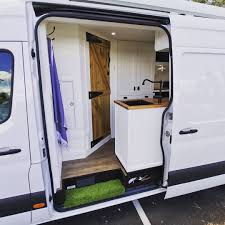What An Entrance Makes You Wanna Step Inside Doesn T It Vanfitout Vanconversion In 2020 Van Life Diy Self Build Campervan Campervan Interior