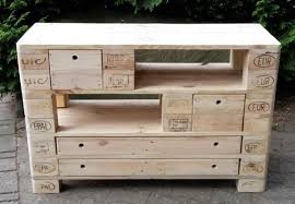 Xxl Sideboard Tv Cabinet Made Of Pallets Pallet Furniture In 2020 Pallet Furniture Sideboard Tv Cabinet Tv Sideboard
