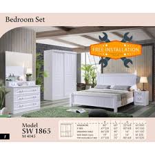 People spend money when & where they feel good. Pre Order 4in1 Korean Style Bedroom Set Set Bilik Tidur Deliver Installation Klang Valley Shopee Malaysia