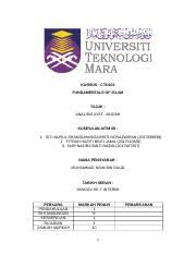 Contoh assignment ctu 101 uitm negeri sembilan. Contoh Pembuatan Assignment Ctu101 Asas Asas Dalam Islam Tajuk Pergaulan Dalam Islam Kelas Nama Ahli Kumpulan Pengenalan Huraian 4x4 2 16 Kesimpulan Course Hero