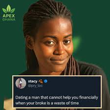 For ladies relationship is all about money.