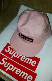 Supreme Liquid Metal Box Logo Camp Cap Hat Pink Black W Bag And Red Bogo Sticker Supreme 5panelcampcap Liquid Metal Box Logo Metal Box